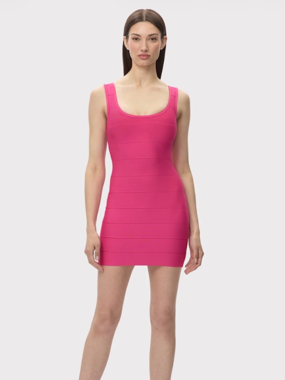 Herve Leger Pink Gabriella Dress